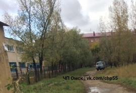 В Омске возле школы нашли труп с топором в животе