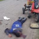 На севере Омской области перевернувшийся мотоциклист получил серьезные травмы