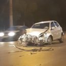 На Космическом проспекте в Омске мощно столкнулись две иномарки