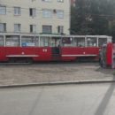 На омскую старушку наехал трамвай