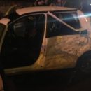В Омске водитель «Ленд Крузера» разворотил легковушку, полную молодых девушек, и сбежал