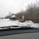 В Омске от наезда иномарки разворотило остановку
