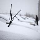 На Омск движется огромный циклон со снегом и туманом